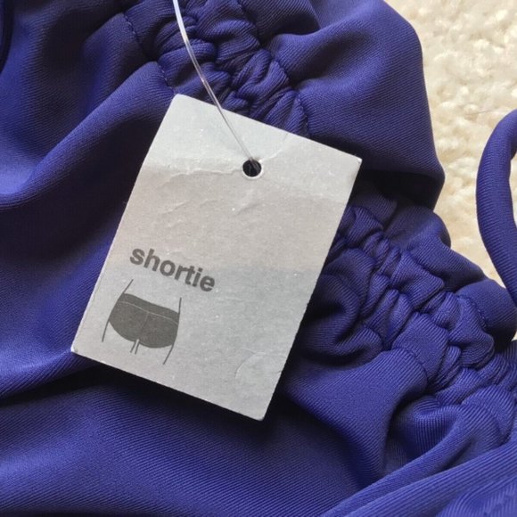 NWT - Mossimo Women's Swim Shorts blue Large - Picture 4 of 4